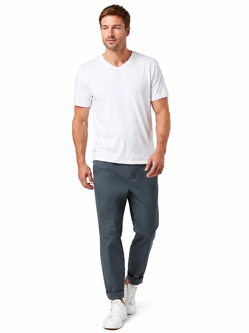 Vuori Cascade Elastic Waist Trouser Pants Gray Men’s 34 Style V465 Like New!